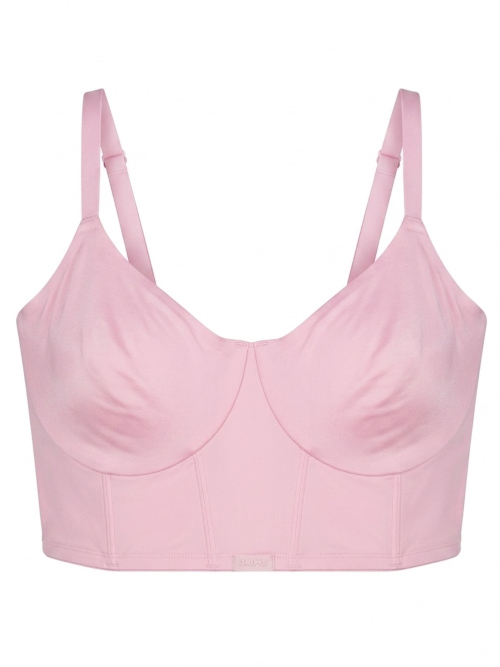 NWT Skims Corset Collection Demi Long Line Bra Size 42DD Baby Pink